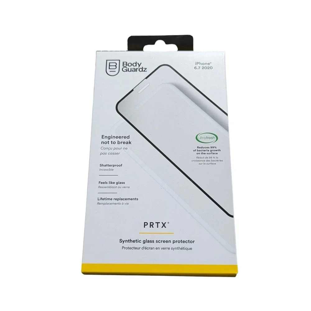 Z5N BodyGuardz PRTX Synthetic Glass Screen Protector‎ for iPhone 12 Pro Max 6.7